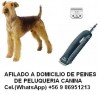 afilado de peines para peluqueria canina (rectificado de peines)