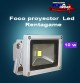 foco proyector  led  rentagame/ 10 watt/aluminio/luzfria