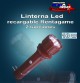 linterna led recargable rentagame /2 funciones recargable 10 watt