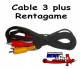 cable 3 plus rentagame/todo en productos electronicos