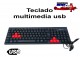 teclado multimedia rentagame usb/envios a todo chile