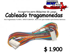 RENTAGAME CHILE Repuestos en Chile en Santiago |  Cableado tragamonedas precio oferta: $ 5.000 pesos, Rentagame: maquinas de juego:  accesorios,repuestos, servicio tecnico