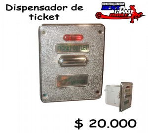 RENTAGAME CHILE Repuestos en Chile en La Cisterna |  Dispensador de ticket/precio oferta: $ 20.000 pesos, Rentagame: maquinas de juego:  accesorios,repuestos, servicio tecnico