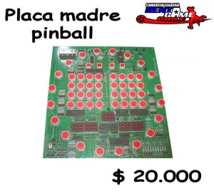 RENTAGAME CHILE Repuestos en Chile en La Cisterna |  Placa madre para maquina de juego pinball/precio: $ 20.000 pesos, Rentagame: maquinas de juego:  accesorios,repuestos, servicio tecnico