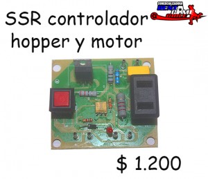 RENTAGAME CHILE Repuestos en Chile en La Cisterna |  Ssr controlador hopper y motor /precio: $ 1.200, Rentagame: maquinas de juego:  accesorios,repuestos, servicio tecnico
