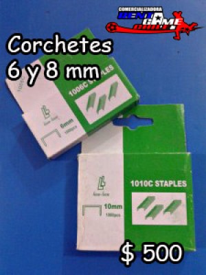 RENTAGAME CHILE Repuestos en Chile en La Cisterna |  Corchetes 6 y 8 mm/precio oferta de rentagame chile $ 500, Rentagame: maquinas de juego:  accesorios,repuestos, servicio tecnico