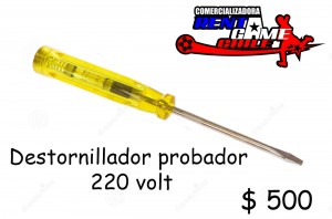 RENTAGAME CHILE Repuestos en Chile en La Cisterna |  Destornillador probador 220 volt, oferta rentagame chile precio: $ 500, Rentagame: maquinas de juego:  accesorios,repuestos, servicio tecnico