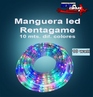 Rentagame chile Repuestos en Chile en Santiago |  Manguera led rentagame /10 mts. dif. colores, Iluminacion led, ahorre hasta un 90% de energia electrica