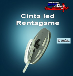Rentagame chile Repuestos en Chile en Santiago |  Cinta led blanca rentagame /medida 5 mts., Iluminacion led, ahorre hasta un 90% de energia electrica