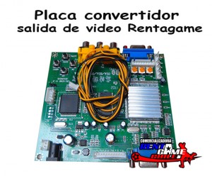 Rentagame chile Repuestos en Chile en La Cisterna |  Placa convertidor salida de video rentagame/envios a todo chile, Rentagame: maquinas de juego,accesorios, repuestos y serv. tecnico