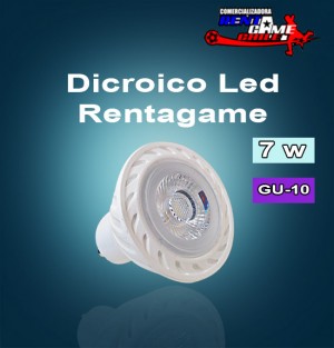 Rentagame chile Repuestos en Chile en La Cisterna |  Dicroico led rentagame  7 watt/gu-10/luzfria o calida, Iluminacion led, ahorre hasta un 90% de energia electrica