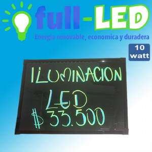 importadora full-led Repuestos en Chile en La Cisterna |  Letrero pizarra electr&oacute;nica full-led/ potencia 10 watt, Importadora full-led, es lider en iluminacion led y kit solares