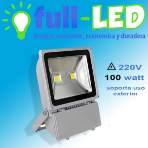 importadora full-led Repuestos en Chile en La Cisterna |  Foco proyector full-led 100 watt/luz fria/envios a todo chile, Importadora full-led, es lider en iluminacion led y kit solares